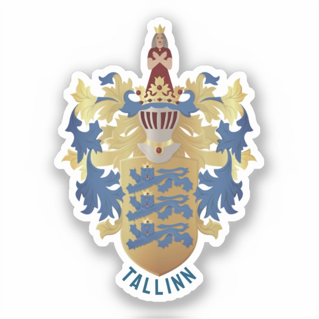 Coat of Arms of Tallinn - ESTONIA (Front)