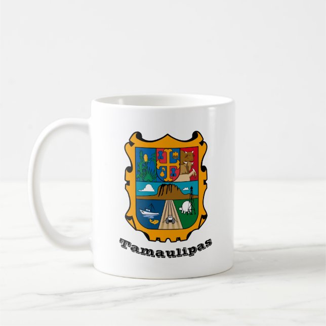Coat of Arms of Tamaulipas (state), Mexico Coffee  Coffee Mug (Left)