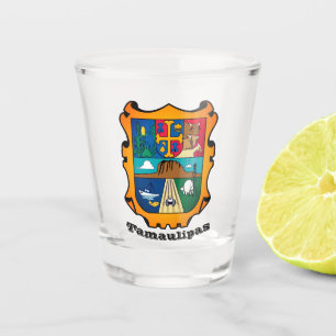 Coat of Arms of Tamaulipas (state), Mexico Shot Glass