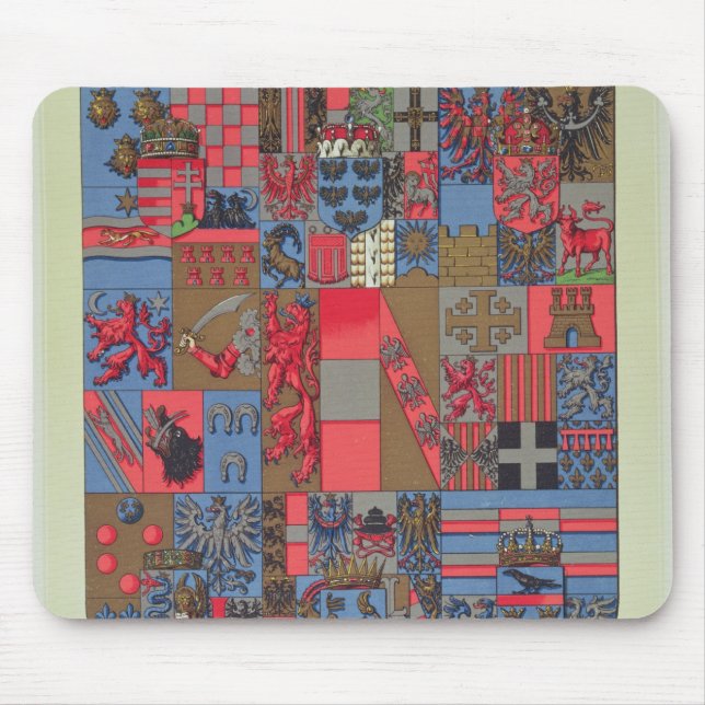 Coat of Arms of the Austro-Hungarian Empire Mouse Pad (Front)