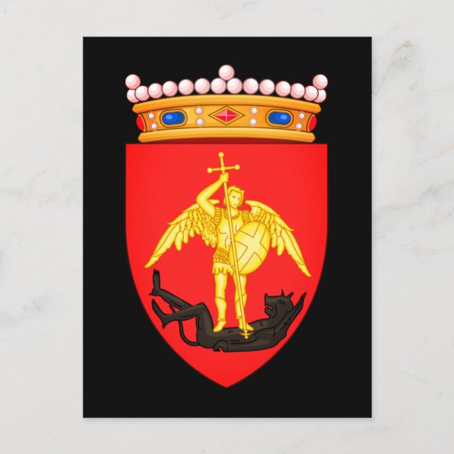 Coat of Arms of the City of Brussels Postcard (Front)