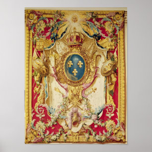 Coat of arms of the French Royal Family Poster