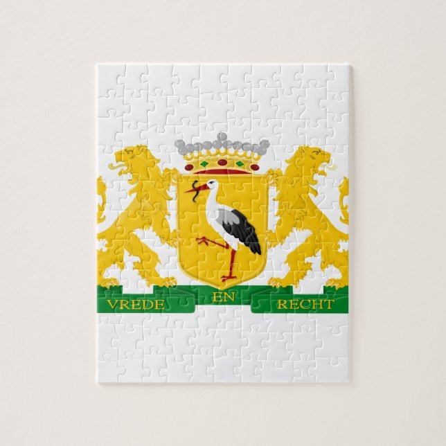 Coat of arms of The Hague Jigsaw Puzzle (Vertical)