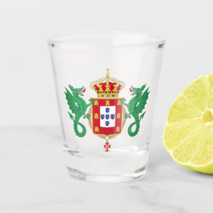 Coat of Arms of the Kingdom of Portugal 1640-1910) Shot Glass