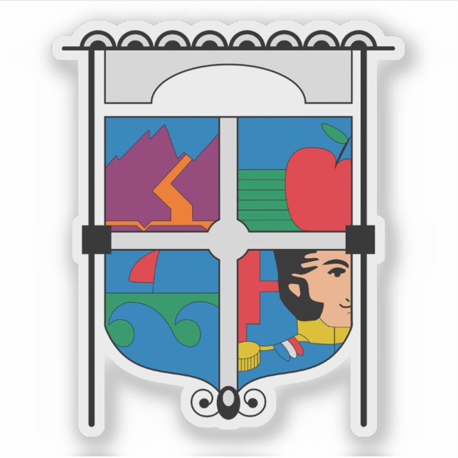 Coat of arms of the O'Higgins region, Chile (Front)