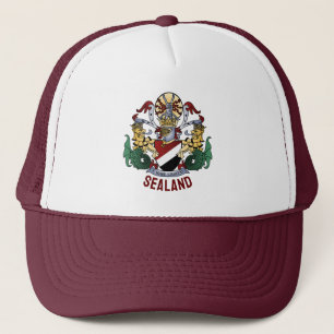 Coat of Arms of the Principality of Sealand Trucker Hat