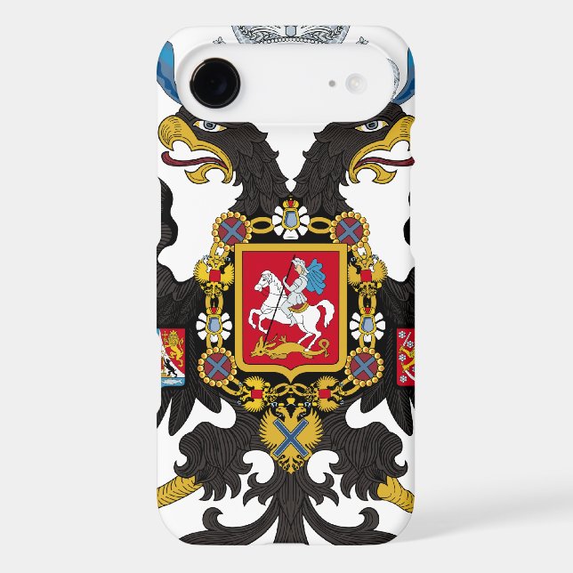 Coat of Arms of the Russian Empire Case-Mate iPhone Case (Back)