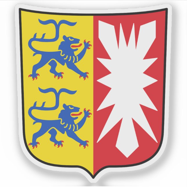 Coat of arms of the Schleswig-Holstein state, Germ (Front)