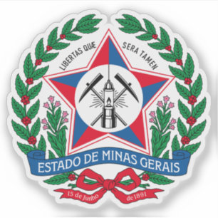 Coat of arms of the state of Minas Gerais, Brazil