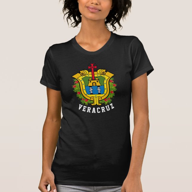 Coat of Arms of the state of Veracruz (Mexico) T-Shirt (Front)