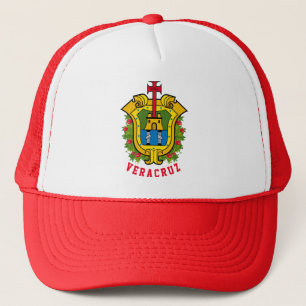 Coat of Arms of the state of Veracruz (Mexico) Trucker Hat