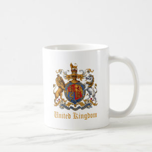 COAT OF ARMS OF THE UNITED KINGDOM COFFEE MUG