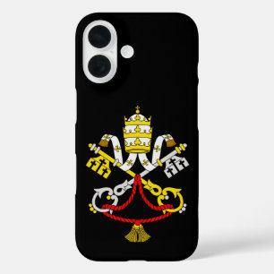 Coat of arms of the Vatican City iPhone 16 Case