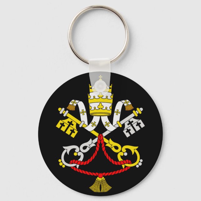 Coat of arms of the Vatican City Key Ring (Front)