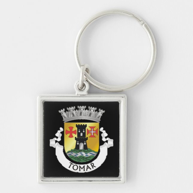 Coat of Arms of Tomar, PORTUGAL Key Ring (Front)