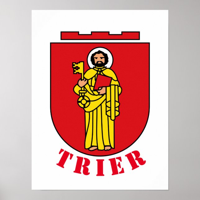 Coat of Arms of Trier, Germany Poster (Front)