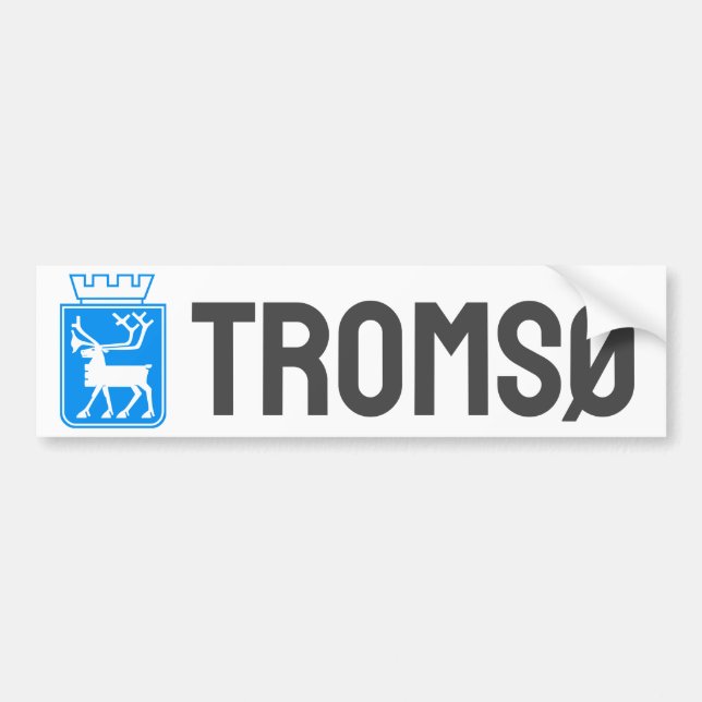 Coat of arms of Tromsø, NORWAY Bumper Sticker (Front)