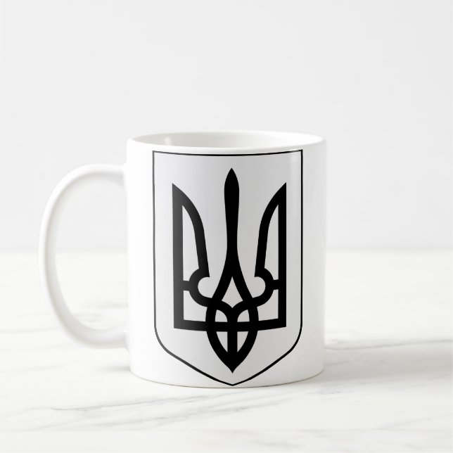 Coat of arms of Ukraine Coffee Mug (Left)