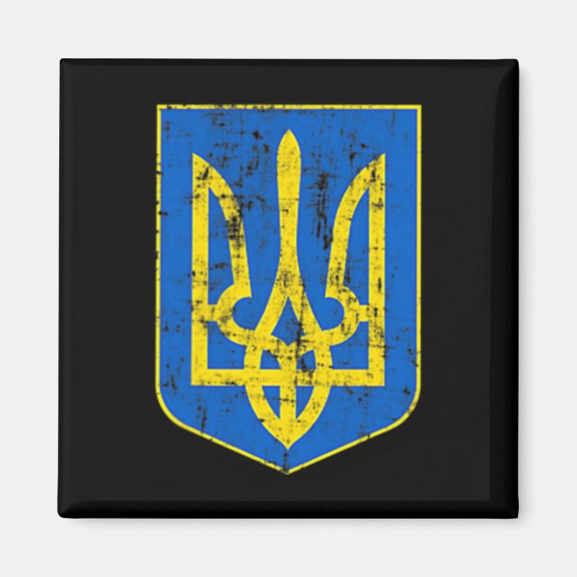 Coat of Arms of Ukraine  Magnet (Front)