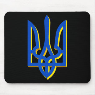 Coat Of Arms Of Ukraine Mouse Pad