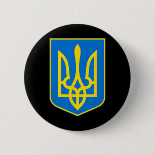 Coat Of Arms Of Ukraine - Slava Ukraini 2 6 Cm Round Badge