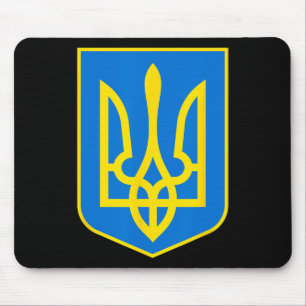 Coat Of Arms Of Ukraine - Slava Ukraini 2 Mouse Pad