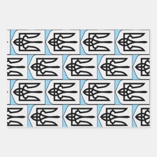 Coat of arms of Ukraine Wrapping Paper Sheet