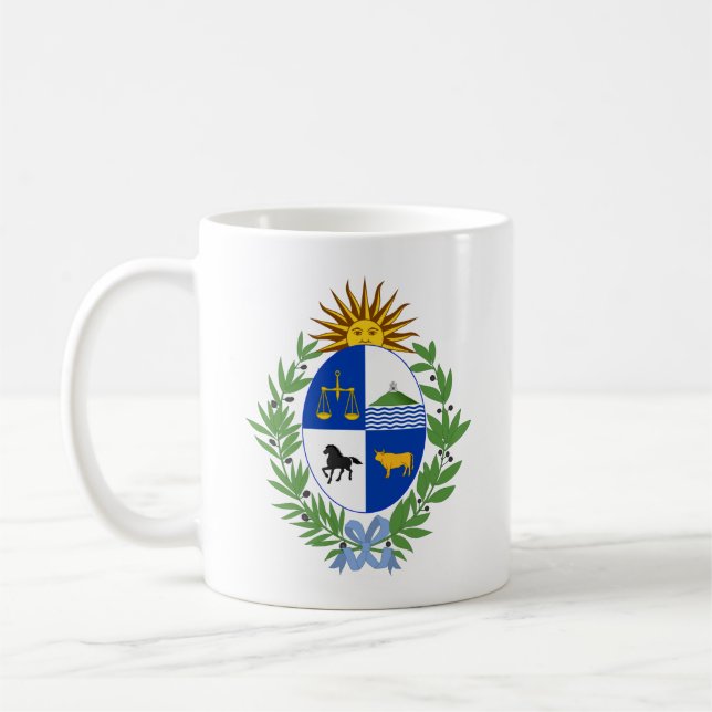 Coat of Arms of Uruguay Coffee Mug (Left)