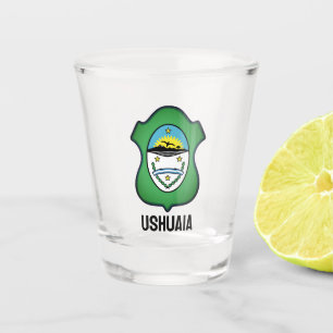 Coat of arms of Ushuaia - Argentina Shot Glass