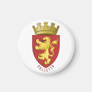 Coat of arms of Valletta, MALTA Magnet