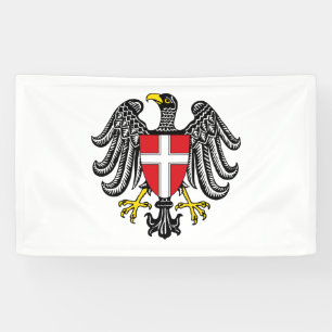 Coat of Arms of Vienna (Austria) Banner