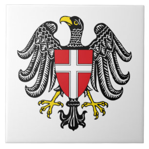 Coat of Arms of Vienna (Austria) Ceramic Tile