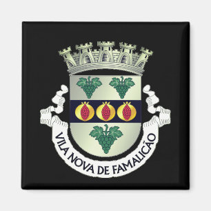 Coat of Arms of Vila Nova de Famalicão, PORTUGAL Magnet