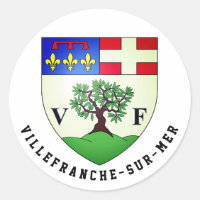 Coat of Arms of Villefranche-sur-Mer, France Class