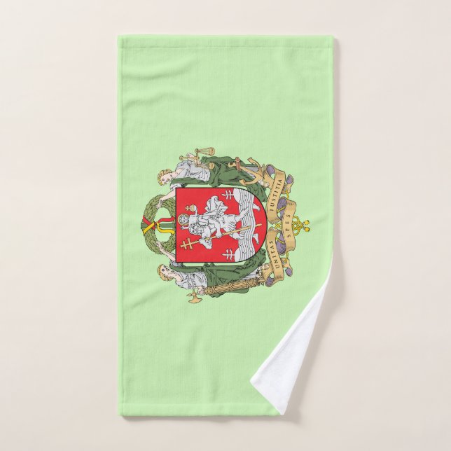 Coat of arms of Vilnius, Lithuania Hand Towel (Hand Towel)