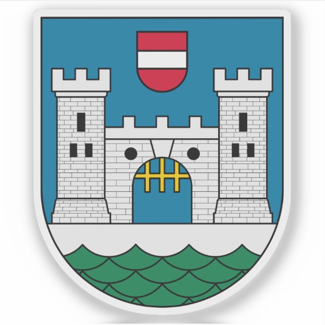 Coat of arms of Wels, Austria (Front)