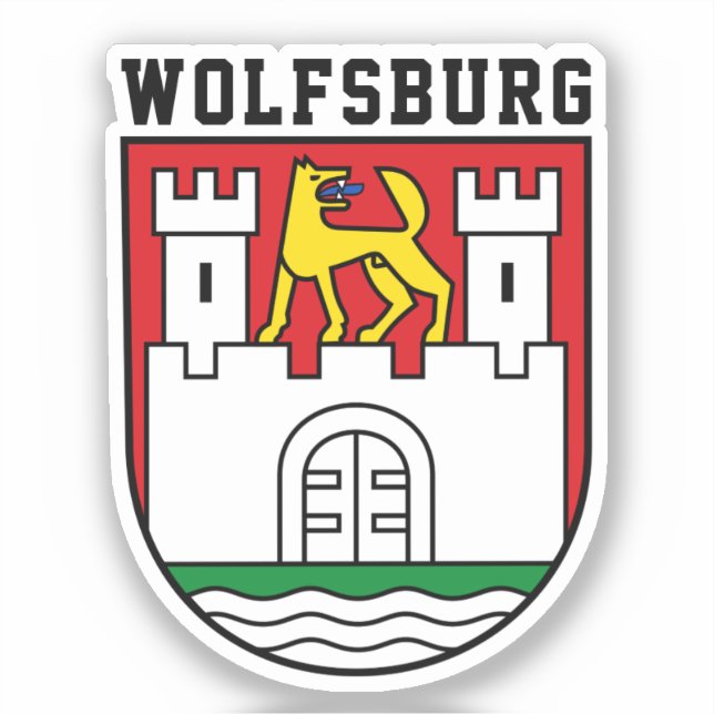 coat of arms of Wolfsburg, Germany (Front)