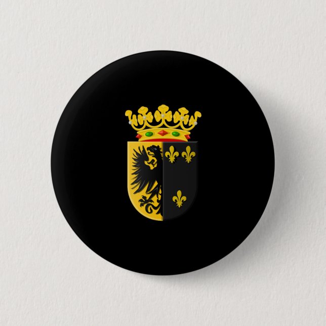 Coat of arms of Workum 6 Cm Round Badge (Front)