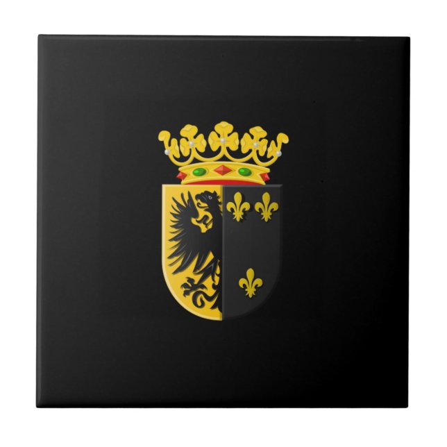 Coat of arms of Workum Ceramic Tile (Front)