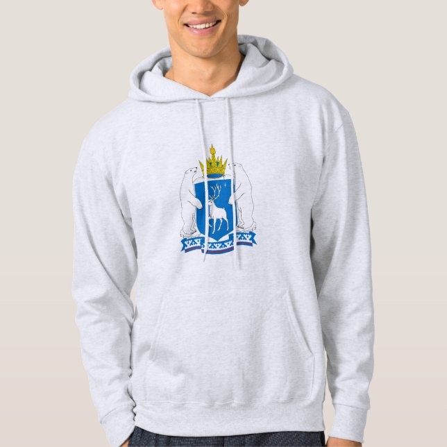 Coat of arms of  Yamal-Nenetsia Hoodie (Front)