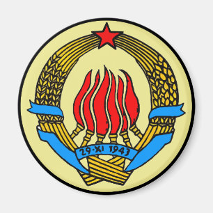 COAT-OF-ARMS OF YUGOSLAVIA MAGNET