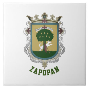 Coat of Arms of Zapopan - Mexico Ceramic Tile