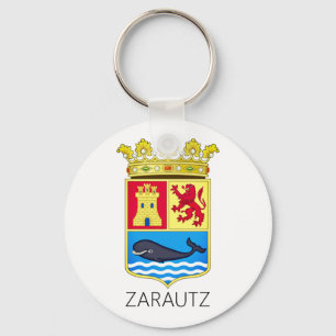 Coat of Arms of Zarautz - Gipuzkoa Keychain
