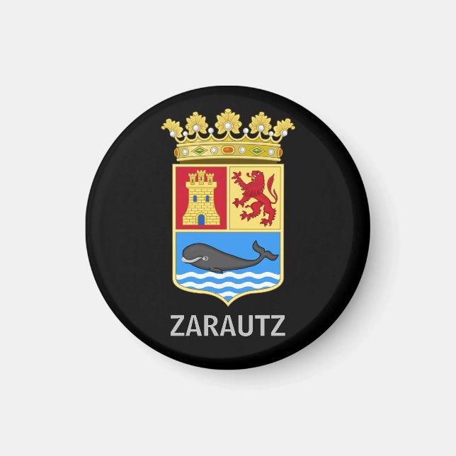 Coat of Arms of Zarautz - Gipuzkoa Magnet (Front)