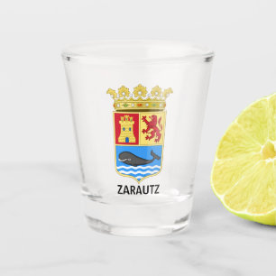 Coat of Arms of Zarautz - Gipuzkoa Shot Glass