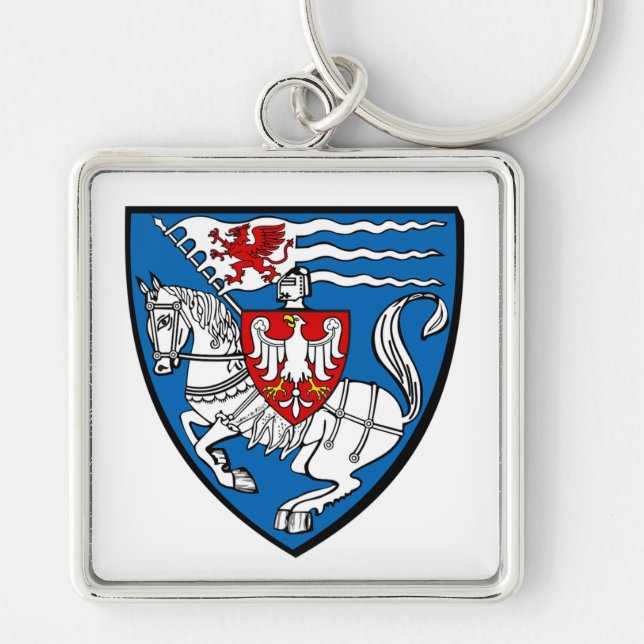 Coat of Arms Poland Key Ring (Front)