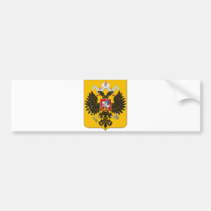 Coat of Arms Russian Empire Official Russia Logo Bumper Sticker