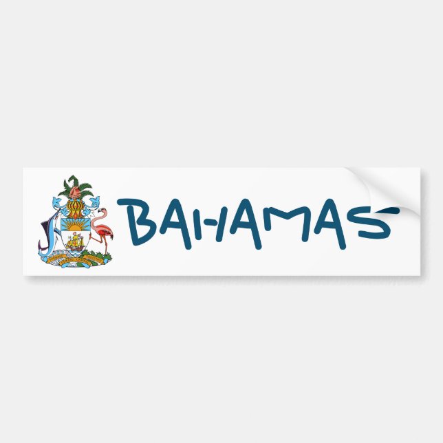 Coat of arms - the Bahamas Bumper Sticker (Front)