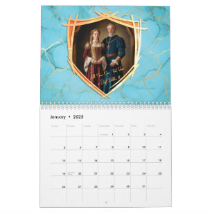Coat of Arms with Your Photo Mediaeval 2025 Gift Calendar
