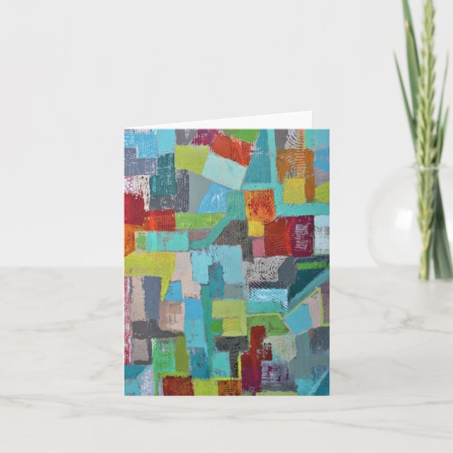 Coat of Many Colours Blank Notecard (Front)